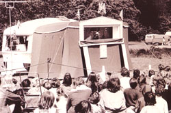 Caravan & Awning Theatre for Glove Puppets