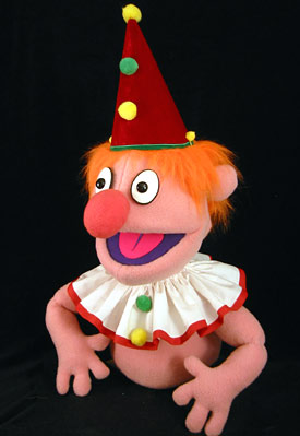 Clown Hand & Rod Puppet