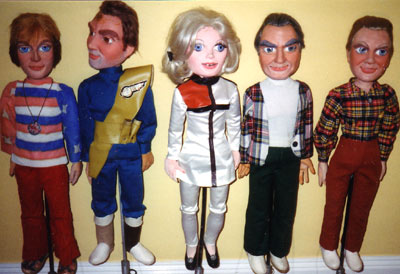 Puppets from the Thunderbirds Stage Show